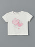 LC Waikiki Crew Neck Printed Girl's T-Shirt